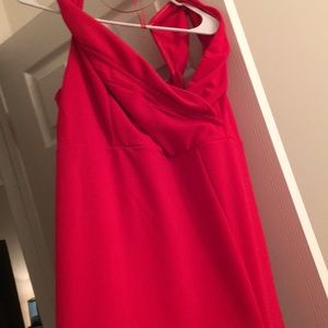 Sexy red maxi dress